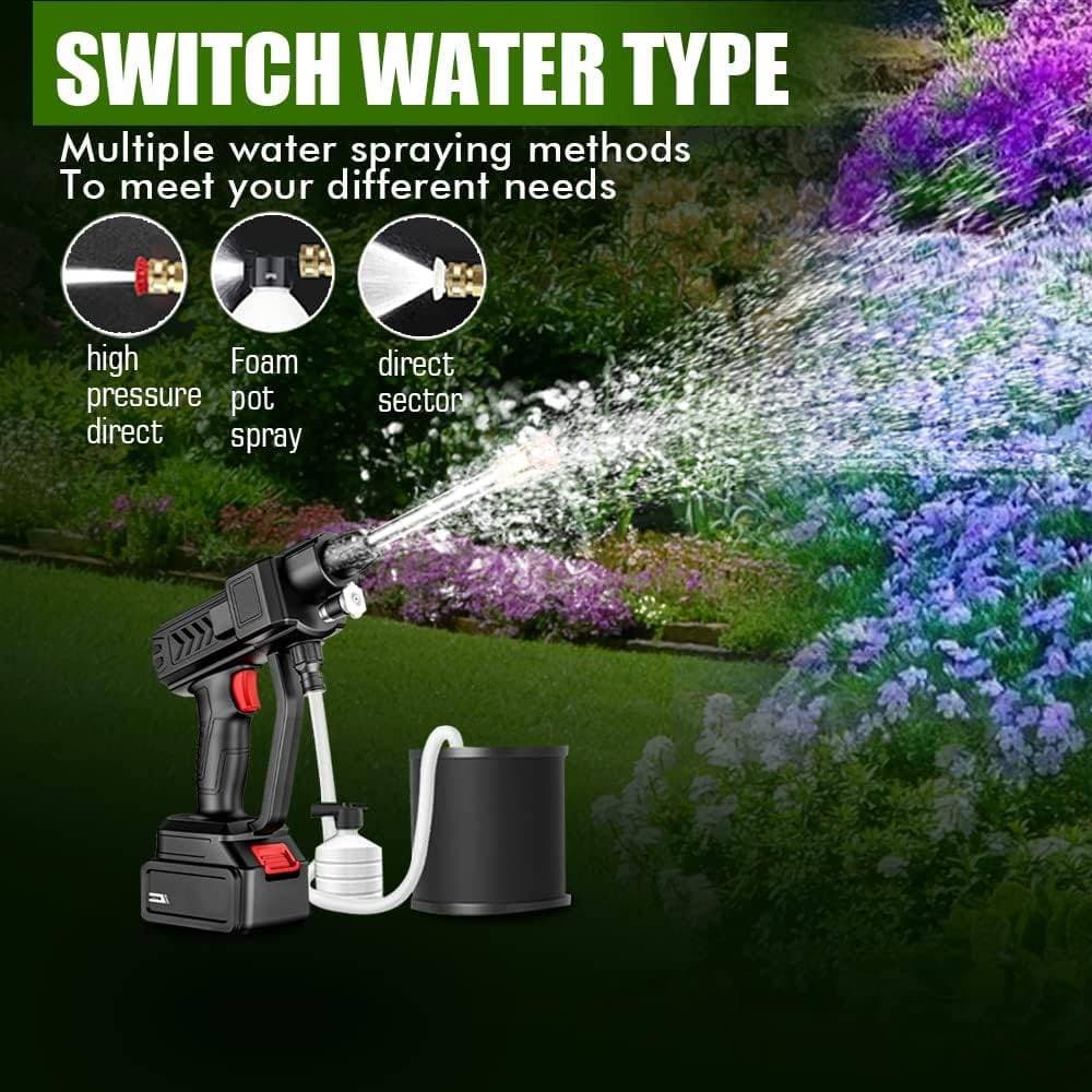 Portable Cordless Pressure Washer — 406PSI with 3 Nozzles - image 5