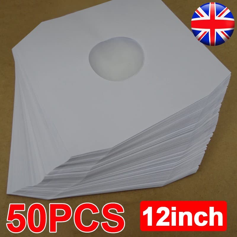 Poly-Lined Vinyl Record Inner Sleeves for 12" LPs (50 Pack) - image 3
