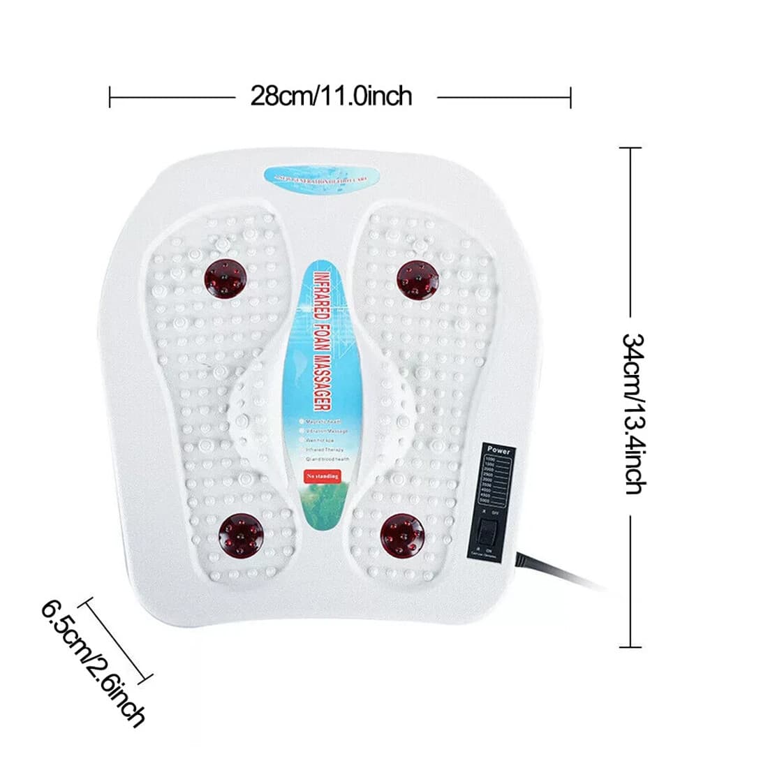 9-Mode Heated Vibration Massager for Feet and Legs - image 8