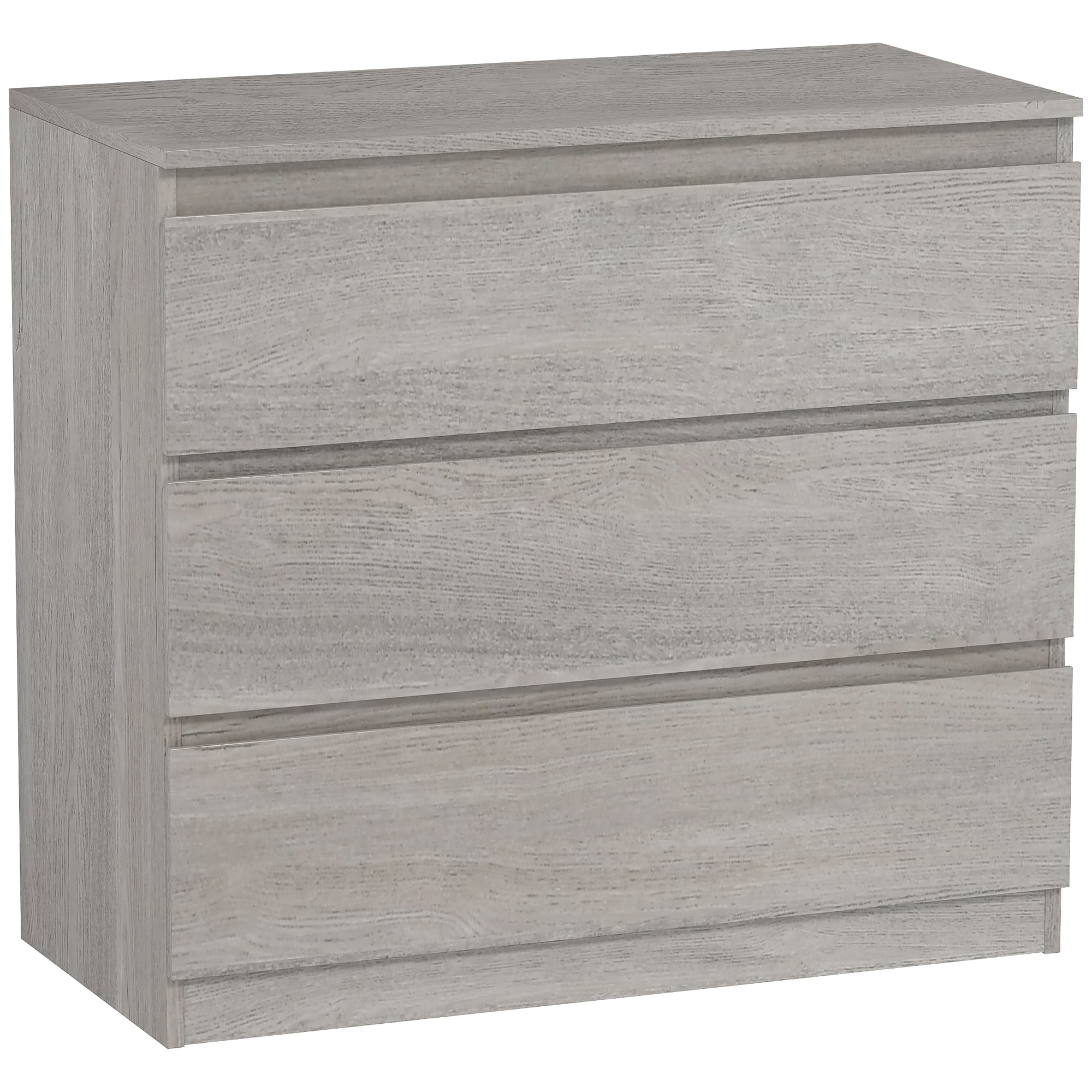 Grey 3-Drawer Chest