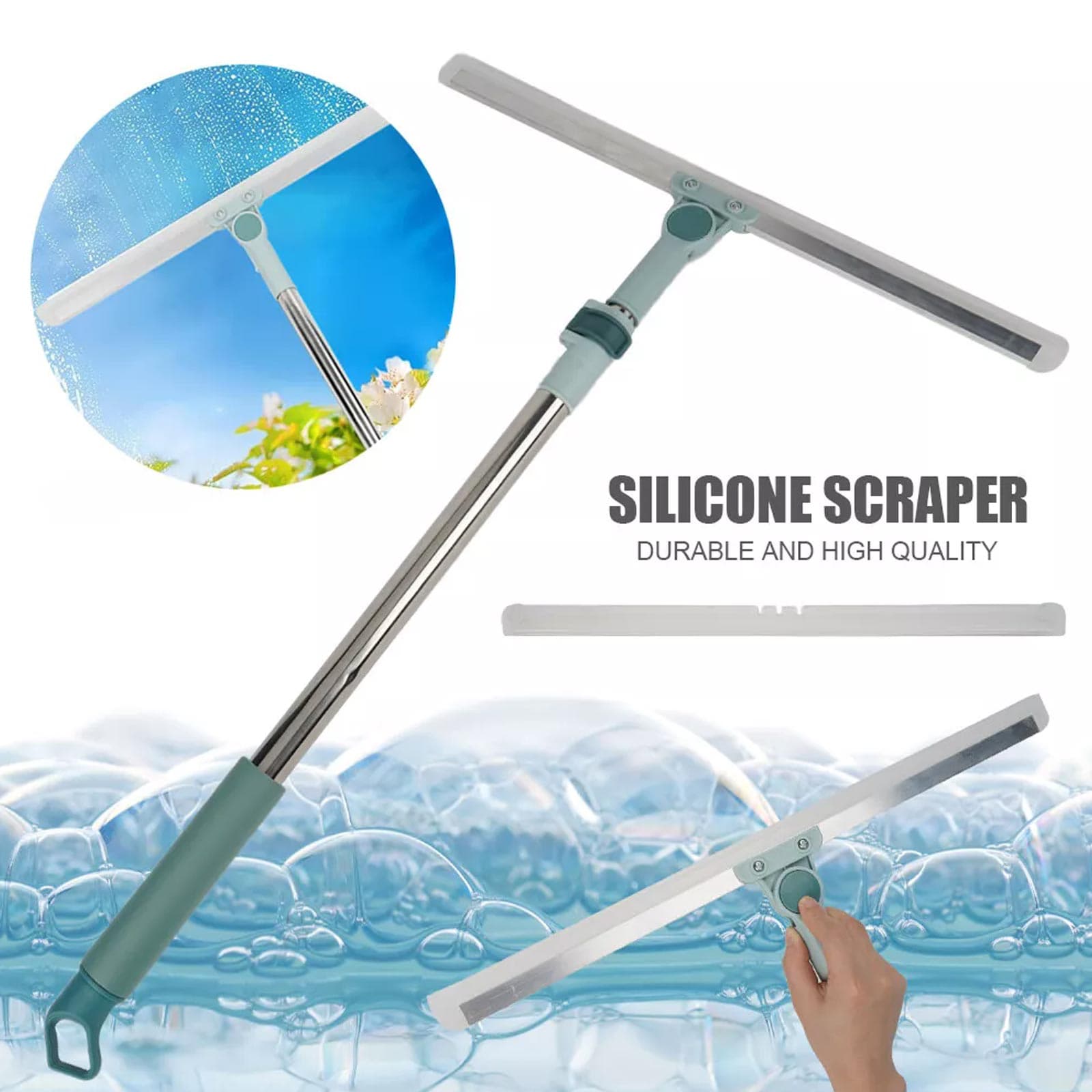 Clear Water from Hard Floors Fast with This Telescopic Squeegee - image 5