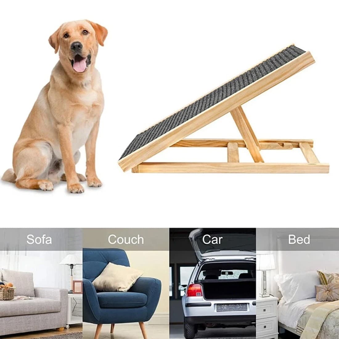 Adjustable Height Foldable Dog Ramp - image 7