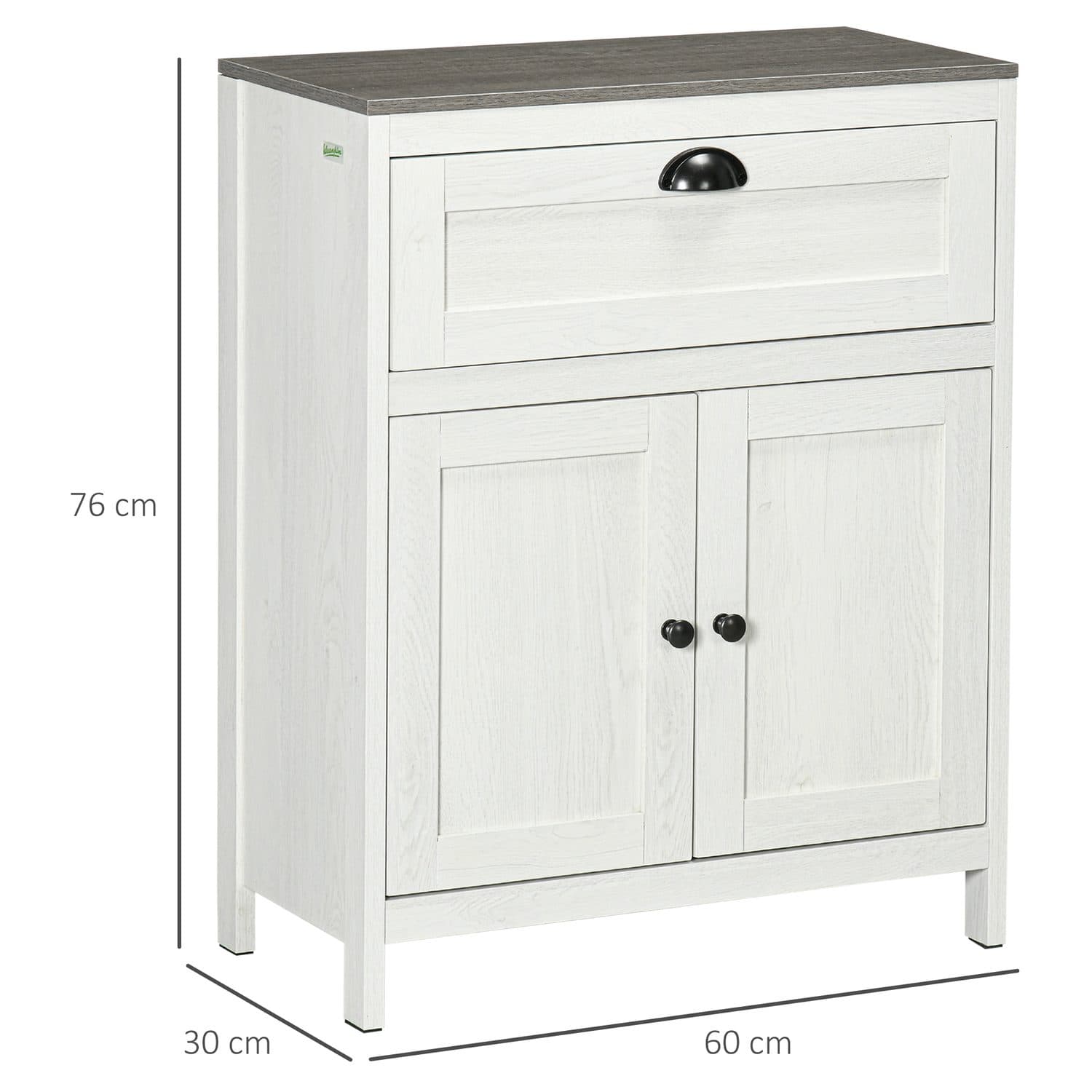 Kleankin Freestanding Bathroom Cabinet - image 5